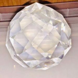Antique Crystal Glass Paperweight Mint